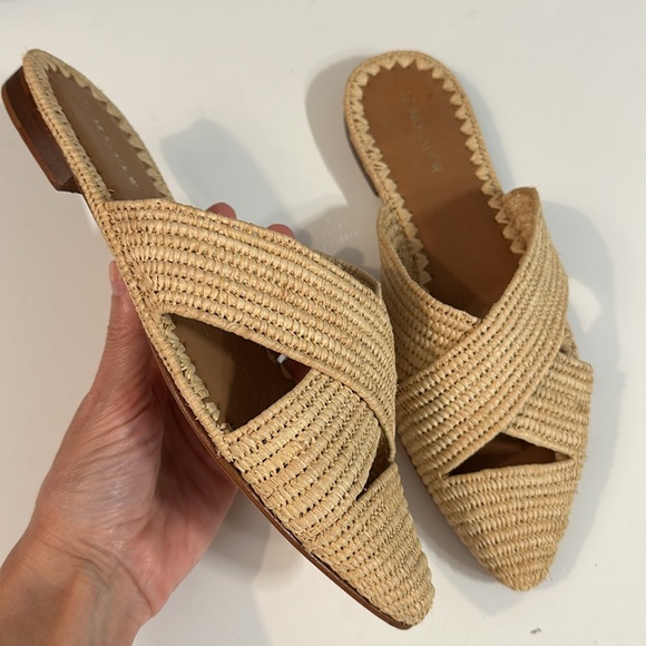 LE MOGADOR Azoulay Flats In Tan size 40 / 9.5 US - Picture 2 of 6